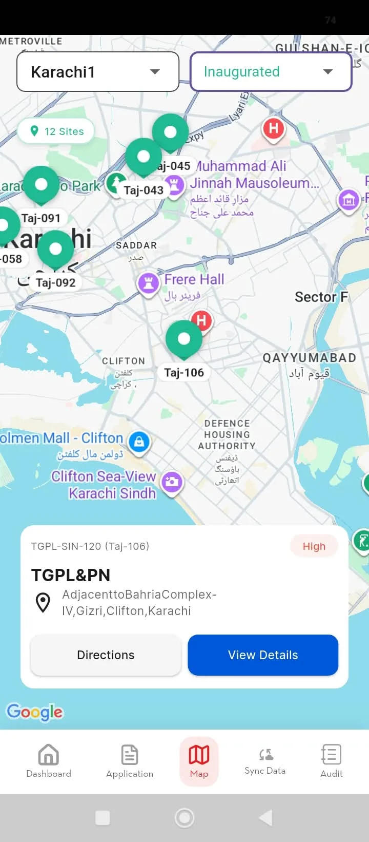 Network map